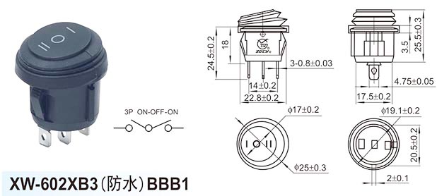 XW-602XB3(rezistent la apă) BBB1